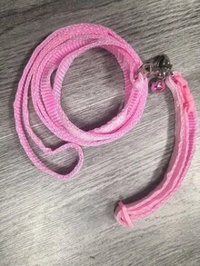 1件套小型犬猫项圈牵引绳套装，带铃铛，尺寸可调节，适合小型犬。 - 彩色 - 查看 12