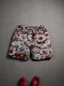Manfinity Homme Men's Summer Floral Print Drawstring Waist Shorts, Vacation Style - Multicolor - View 2