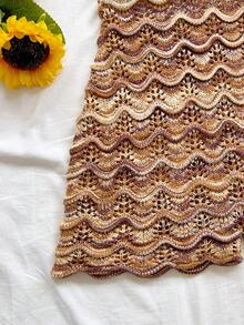 Mono de mujer con textura de ganchillo, espalda descubierta, cuello halter y escote en V, para vacaciones en la playa - Gris - Ver 4