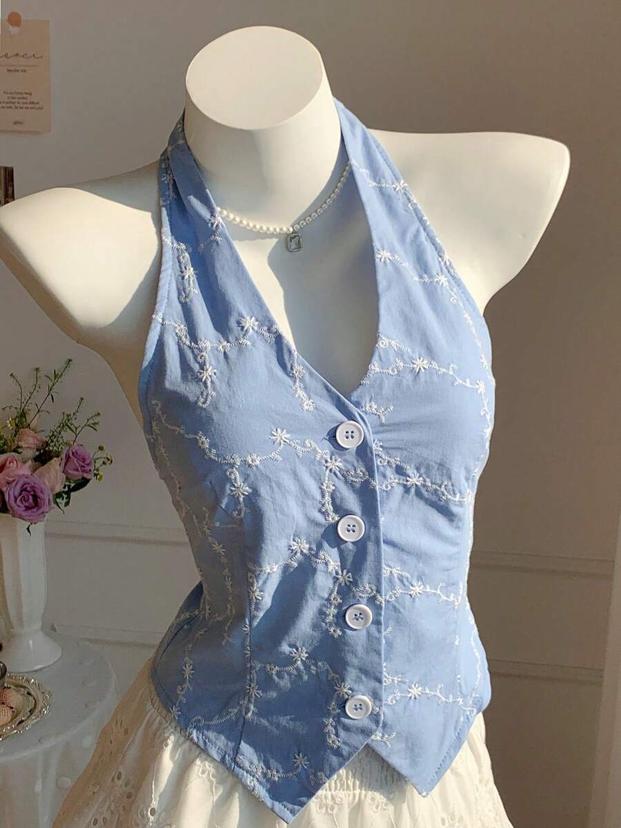 Comfortcana 女士夏季亚麻系带露背薄款西装外套，秋冬季款 - 紫色 - 查看 1