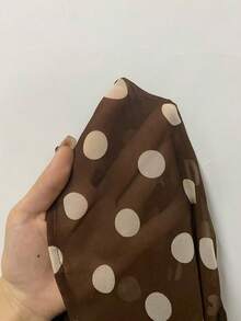 GlowEve Áo kiểu nữ thanh lịch, màu nâu cà phê, cổ tròn, cài một hàng cúc, không tay, dáng xòe, thích hợp cho mùa xuân/hè. - Cà phê nâu - Xem 3