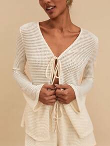 Travachic 2026 Spring/Summer New Solid Color Vacation Outfits, Boho Chic, Country Concert Outfit, Holiday Festival Outfits, Beach Outfits For Women, Summer Outfits For Women, Old Money Style Women, Graduation Outfit, Summer Sun Dress, Birthday Dresses For Women, Bohemian Elegant Floral White Casual Summer Holiday Outfits, Vacation Outfits Women Casual & Elegant, Sequin Women Carnival & Valentine's Day & Wedding Party & Music Festival - Apricot - View 4