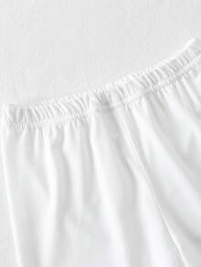4件装女婴短裤，可爱冰淇淋、蜜蜂、蛋糕、碎花印花，颜色多样，适合夏季外出穿着。 - 玫紅色 - 查看 5