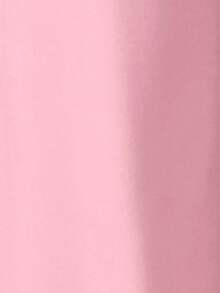 Elenzga Women's V-Neck Double-Breasted Waist Cinching Elegant Jacket And Pants 2 Pieces Set - Baby Pink - View 6