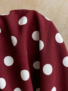 Soleia Women's Polka Dot Halter Top And Cake Skirt Set, Suitable For Summer Dates, Beach And Seaside - Coffee Brown - View 3