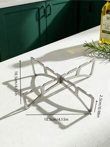 Haus Hana 2Pcs/4Pcs/6Pcs Cross Steaming Rack & Pot Holder, Stainless Steel Material, Stable Support Design, For Steaming Food And Heat Insulation, Suitable For Home Kitchen, Outdoor Camping, Picnic And Barbecue Gathering - View 11
