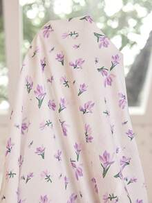 CottageSlumber Camisón holgado de mujer con estampado floral diminuto sin mangas, ropa de dormir ligera para primavera y verano, talla grande - Púrpura malva - Ver 9