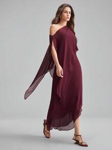 Ontre Đầm cúp ngực màu đỏ tía dáng đuôi cá, eo thon, áo choàng rời, trang phục dự tiệc cưới hiện đại thanh lịch, phong cách Pháp tối giản lãng mạn sang trọng, trang phục công sở thường ngày sành điệu, phong cách quý tộc cao cấp kín đáo, thời trang sân bay chất lượng cao, trang phục du lịch biển, thiết yếu vùng Trung Đông, chất liệu cao cấp đa năng bốn mùa, bộ hai mảnh dành cho nữ thuộc dòng sản phẩm cưới. - Màu Đỏ Sâu - Xem 7