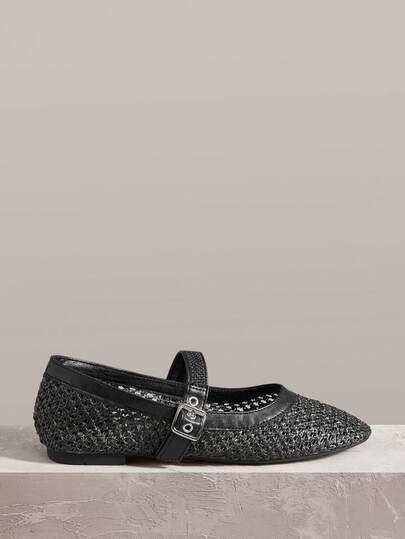 Styleloop Buty damskie Outdoor Okrągły nosek Styl wakacyjny Słomkowy materiał Klamra Damskie płaskie buty Styl wakacyjny Ubrania w stylu BOHO Amerykański styl retro Styl boho Styl zachodni Ubrania na festiwal muzyczny Ubrania na imprezę Płaskie buty damskie