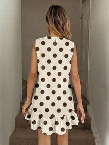 SHEIN LUNE Women's Printed Mini Dress, Suitable For Spring And Summer,Summer Dresses For Women - Multicolor - View 2