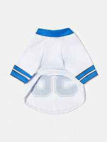 PETSIN 1 pièce t-shirt décontracté et sportif pour chien blanc avec l'impression du numéro 36, respirant et extensible, rafraîchissant et confortable, convient aux chats et aux chiens, style populaire UE/US, printemps/été - Multicolore - Voir 10