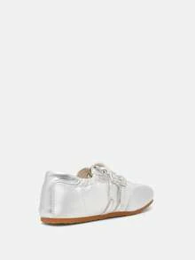 2026 New Summer Mary Jane Soft Bottom Lightweight Breathable Ballet Flats, Patchwork Sports Casual Shoes - Silver - View 8