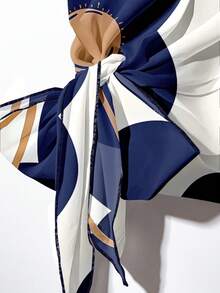 EMERY ROSE 女士蝴蝶结衬衫和直筒裤两件套 女士套装 女士上衣和衬衫 女士套装 女士睡衣夏季套装 女士套装 女士度假套装 女士套装 - 彩色 - 查看 5