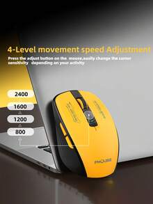 Teckwe Dual-Mode Silent Wireless Mouse, BT5.1/2.4G, Dual Connectivity, Silent Buttons, Suitable For Office And Home Use. - View 3