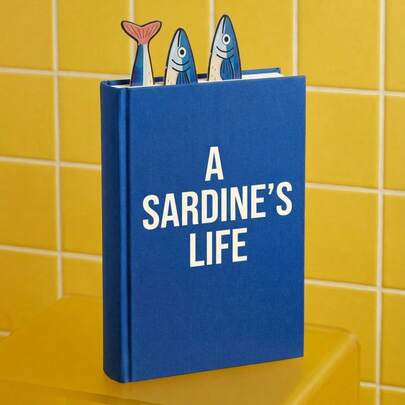 Joivida Bộ 3/6 chiếc đánh dấu sách hình cá mòi hoạt hình dễ thương, đánh dấu sách hình cá mòi hoạt hình vẽ tay, giá sách sáng tạo phong cách Dopamine, văn phòng phẩm thú vị cho học sinh, quà tặng văn học độc đáo và sáng tạo, quà tặng phù hợp cho mùa tựu trường, sinh nhật, tốt nghiệp và câu lạc bộ đọc sách, đánh dấu sách tiểu thuyết và sách giáo khoa trang trí, trang trí bàn làm việc thẩm mỹ phù hợp cho mọt sách và những người đam mê đọc sách, quà tặng ngày lễ