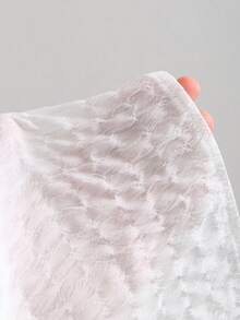 SHEIN Sweetro Áo kiểu nữ mùa Xuân/Hè mới, thiết kế thanh lịch, màu xanh kẻ caro, chất liệu retro, tối giản, dáng ôm. - trắng - Xem 5