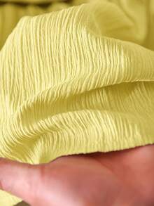 CosyJoli Áo camisole mùa hè cỡ lớn, kiểu dáng thường ngày, dệt kim, có dây đeo trang trí. - Vàng nhạt - Xem 6