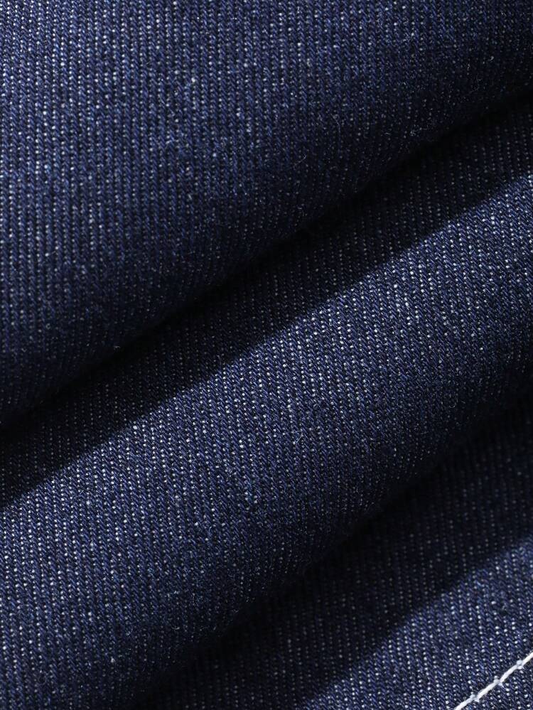 Spring & Summer Casual Vacation Bow-Tie Waist Long Straight Leg Jeans Suit For Women