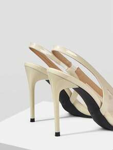 Mnmlis 女士高跟鞋 - 杏色 - 查看 4