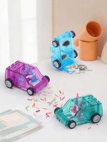 Joivida Mini Cute Transparent Push-Pull Sliding Desktop Sweeper Car, Novelty Desk Cleaning Truck With Built-In Dual Brushes & Dust Storage Bin, Portable Pencil Eraser Crumb Cleaner For Students, Creative Stationery Desk Organizer, Fun Classroom Office Desk Cleaning Tool, Back To School Supplies, 6 Vibrant Color Options, Perfect Gift For Kids Students, Party Favors, Classroom Rewards - multicolor - View 8