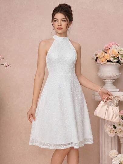 Pitira Đầm chữ A không tay cổ yếm màu trắng dành cho nữ tuổi teen, thích hợp cho các bữa tiệc, lễ kỷ niệm, năm mới, các dịp trang trọng, sinh nhật, mặc hàng ngày, lễ hội, họp mặt gia đình và các sự kiện đặc biệt. Kiểu dáng dễ thương, thanh lịch, thời trang cổ điển, phù hợp cho mùa tựu trường, các bữa tiệc sang trọng, hẹn hò, đi làm, đám cưới, tiệc sinh nhật, dạ hội, váy phù dâu, bữa tối trang trọng, dạ tiệc, lễ tốt nghiệp.