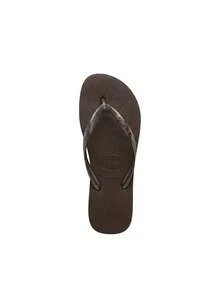HAV. SLIM Havaianas 风格休闲/度假人字拖鞋 - DarkBrown - 查看 3