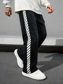 Coolqubz Tween Boy Digital Print Elastic Waist Sweatpants - Black - View 6