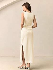 BizChic Đầm nữ mùa Xuân/Hè kiểu trễ vai, thiết kế xoắn eo, thanh lịch, phù hợp cho công sở, đi làm hàng ngày, phong cách retro lãng mạn thập niên 90, thích hợp cho Giáng sinh, Năm mới, Ngày Valentine, Tiệc tùng, Bãi biển, Lễ tốt nghiệp, Thời trang, Lễ hội, Kỳ nghỉ, Khách dự đám cưới, Bữa trưa, Sân bay, Nhiều dịp khác nhau. - Màu be - Xem 3