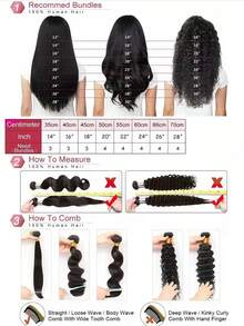 14-28英寸奢华直发真人发束,处女发接发,18英寸,18英寸,18英寸,高级真发双层发片,3片装,高光泽,长寿命,日常及沙龙品质,柔软丝滑,高级隐形接发 - Natural Black - 查看 17