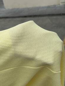 Muchica Plus Size Women's Solid Color Round Neck Short Sleeve T-Shirt And Casual Pants 2-Piece Set - Pale Yellow - View 7