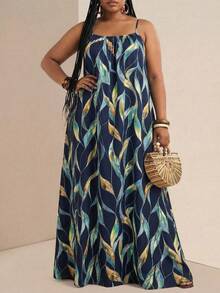 CURVE+ Vestido Casual Plisado de Talla Grande en Verde Salvia, Estilo Boho de Verano, Ideal para Vacaciones, Fiestas de Cumpleaños, Graduaciones, Uso Diario y para Estudiantes. - Verde - Ver 4