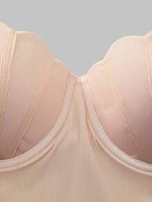 SHEIN Swim Oasis Bộ đồ 2 mảnh dành cho nữ, gồm áo liền quần in họa tiết vỏ sò chuyển màu và chân váy maxi xếp ly, thích hợp cho kỳ nghỉ xuân/hè. - Nhiều màu - Xem 6
