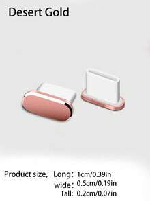 一款高品质铝合金防尘塞，适用于苹果15/16英寸手机，苹果16 Pro全金属Type-C接口，全覆盖，高光泽。 - 彩色 - 查看 21