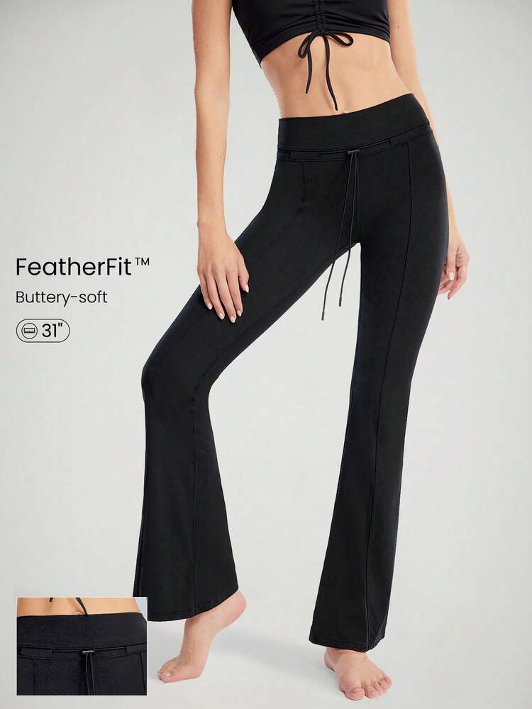 31" FeatherFit™ Drawstring Flared Leggings