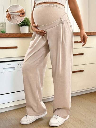 SHEIN Quần bầu màu trơn kiểu dáng thường ngày