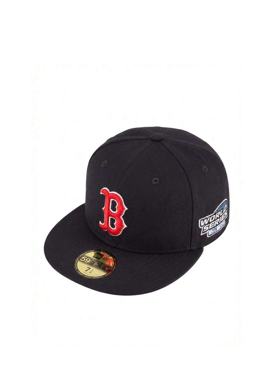 Men's Cap Navy Red - Black - View 1