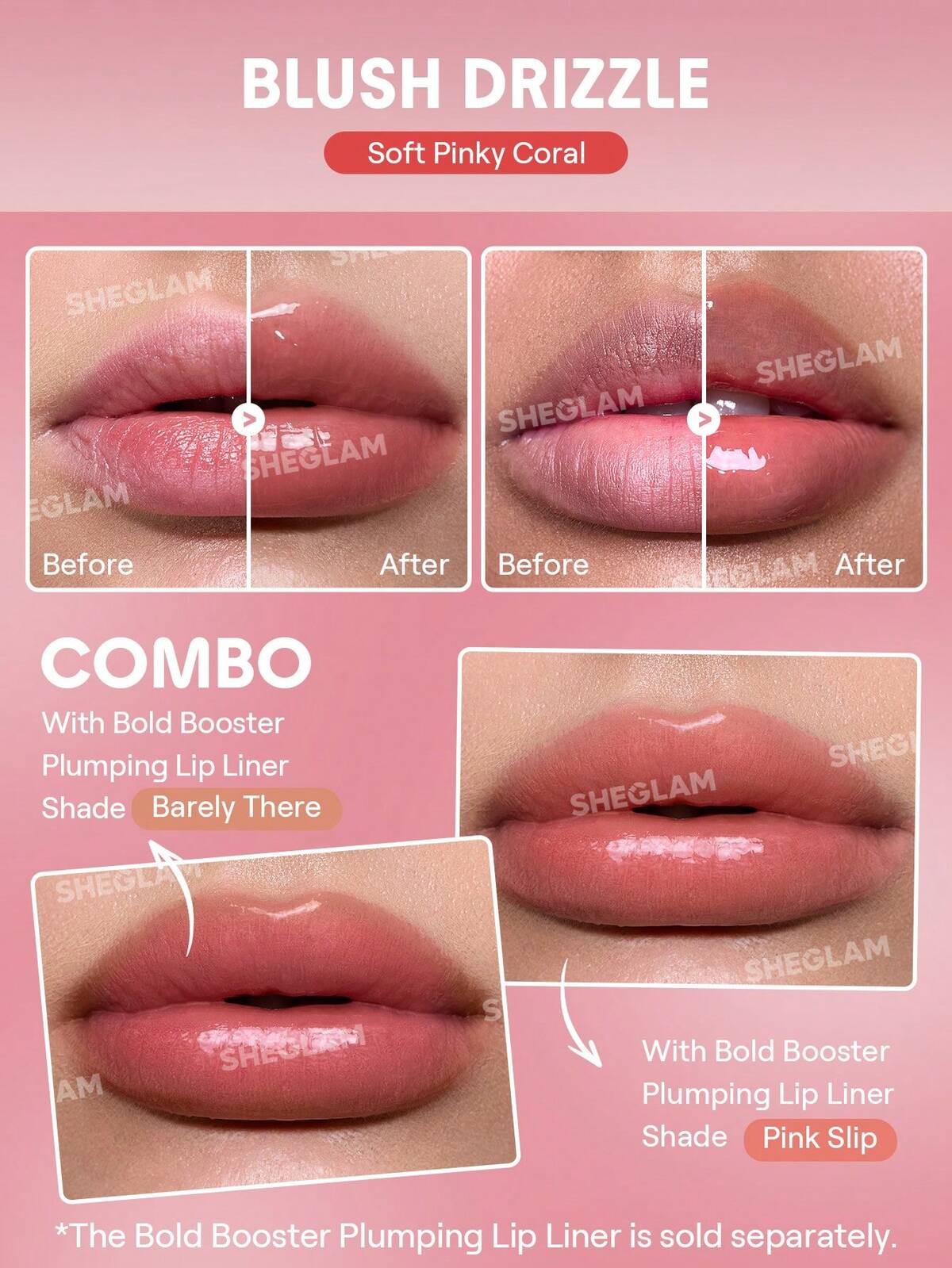 Bold Booster Lip Plumper-Blush Drizzle