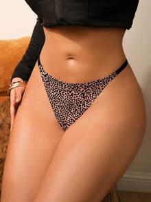 Quần lót dây mảnh không đường may, gợi cảm, họa tiết da báo dành cho nữ. - Nhiều màu - Xem 5