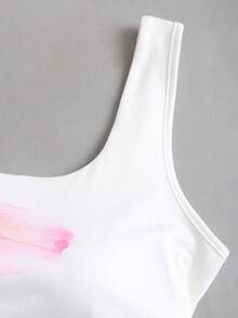 EgrlEra Women's Sexy Minimalist Hottie Graphic Print Slim Fit Camisole - White - View 6