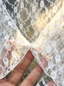 Airaco 女士休闲蕾丝扭结设计长袖上衣 - 彩色 - 查看 8