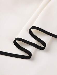 Franclia Đầm hè cổ vuông thanh lịch dành cho nữ - Màu be - Xem 6