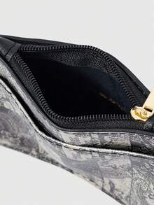 ROMWE Kawaii Một chiếc túi đựng thẻ họa tiết hoa kẻ caro đen. - Nhiều màu 6 - Xem 4