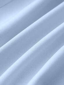 Franclia Bộ trang phục công sở thanh lịch, thoải mái, gồm áo khoác ngắn tay kiểu blazer màu vàng và quần short/quần ống rộng, thích hợp cho nữ mùa xuân/hè. - Màu xanh nhạt - Xem 4