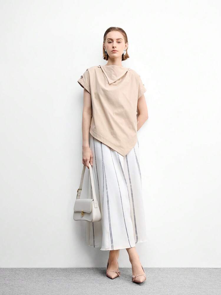 CUCCOO BIZCHIC Women Shoes Women's Pointed Kitten With Apricot Multi-Strips Crossed Low Vamp Daily Commute Versatile To Work Slip-On Women's High Heels Shoes Women's Shoes