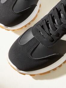 CUCCOO EASI 女士休闲运动鞋 - 黑與白 - 查看 3