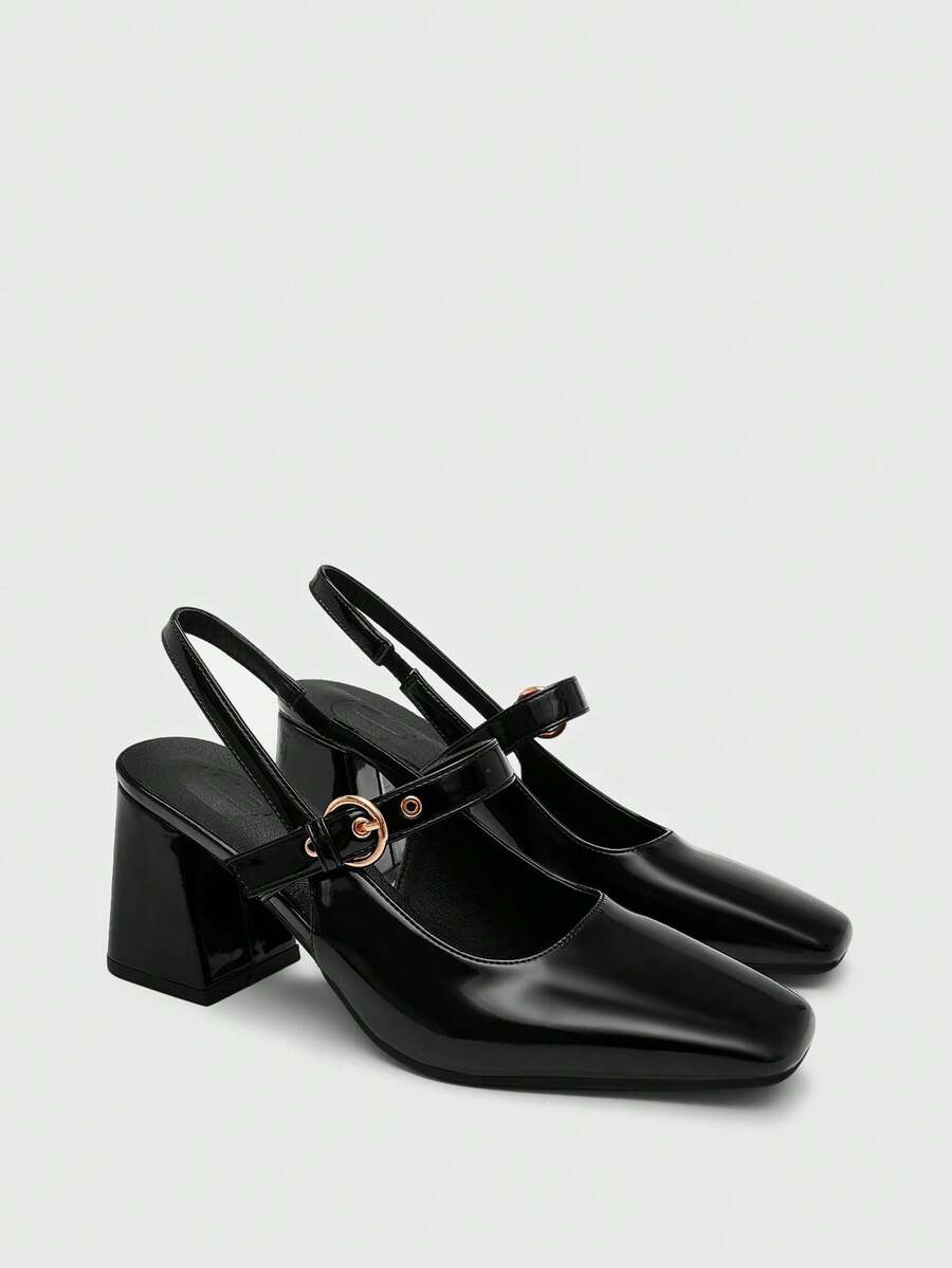 CUCCOO BIZCHIC Women's Fashion High Heel Shoes - Black - View 1