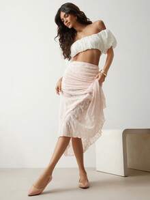 SHUZIA 新款女士时尚裸色漆皮 PU 包头芭蕾舞鞋尖头平底鞋夏季鞋春季鞋春假复活节母亲节礼物 - 卡其色 - 查看 3