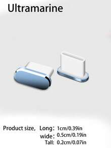 一款高品质铝合金防尘塞，适用于苹果15/16英寸手机，苹果16 Pro全金属Type-C接口，全覆盖，高光泽。 - 彩色 - 查看 14