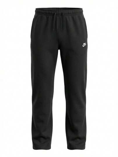 Nike Club Men's Open-Hem Trousers Black