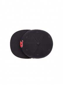 Men's Cap Navy Red - Black - View 3